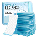 Disposable Waterproof Bed Pads for Adults & Seniors – 24x36 Inch, Ultra Absorbent Incontinence Underpads (60 Count)