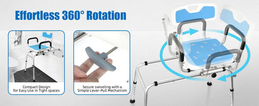 Sliding Shower Chairs: Restoring Dignity and Safety for Seniors &amp; Mobility-Impaired Individuals