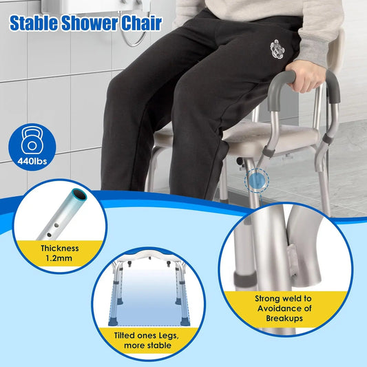 The Best Shower Chairs with Arms and Back for Safer, More Comfortable Bathing