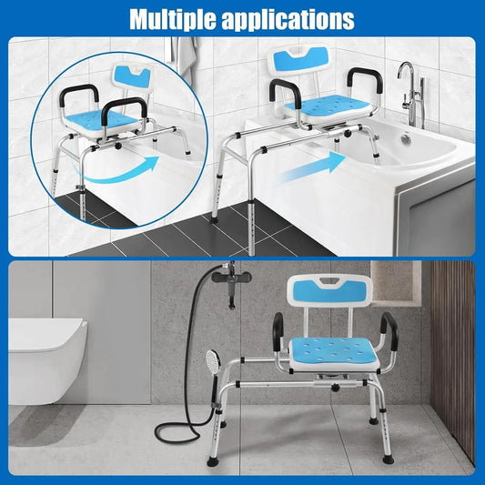 Why the Adjustable Swivel Tub Shower and Transfer Bench Is a Game-Changer for Bathroom Safety
