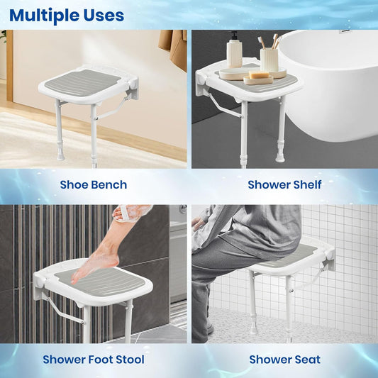 Wall Mounted Shower Seat: A Must-Have Safety Solution for Seniors &amp; Individuals with Limited Mobility