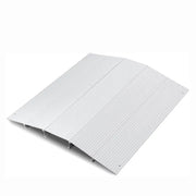 White metal deck panel on a white background