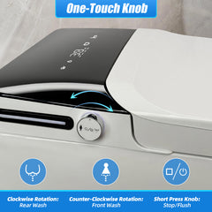 Elegant Luxury Elongated Smart Bidet Toilet