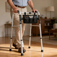 Adjustable Collapsible Heavy Duty Rollator Walker