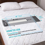 40-Inch 2-in-1 Bed Exit & Bedwetting Alert System for Seniors