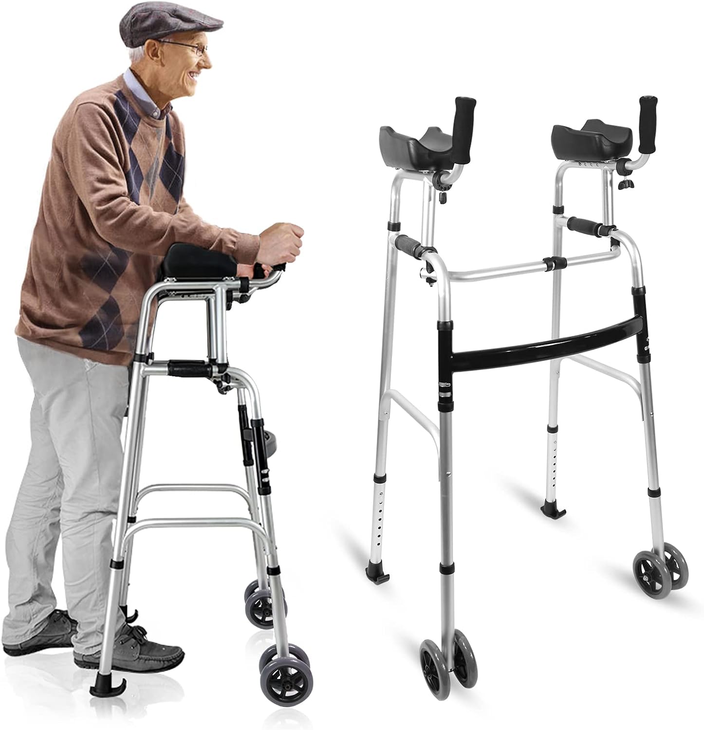 Foldable Stand Up Walker & Walker Bags