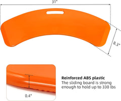 Transfer Board Patient Slide Assist Device for Transferring Patient from Wheelchair to Bed, Toilet, Bathtub, Car Reinforced ABS Sliding Boards Platform (31" x 8.3" x 0.5")