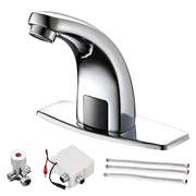 Touchless Sink Faucet – Motion Sensor, Hands-Free, Chrome
