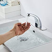 Touchless Sink Faucet – Motion Sensor, Hands-Free, Chrome