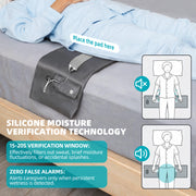 40-Inch 2-in-1 Bed Exit & Bedwetting Alert System for Seniors