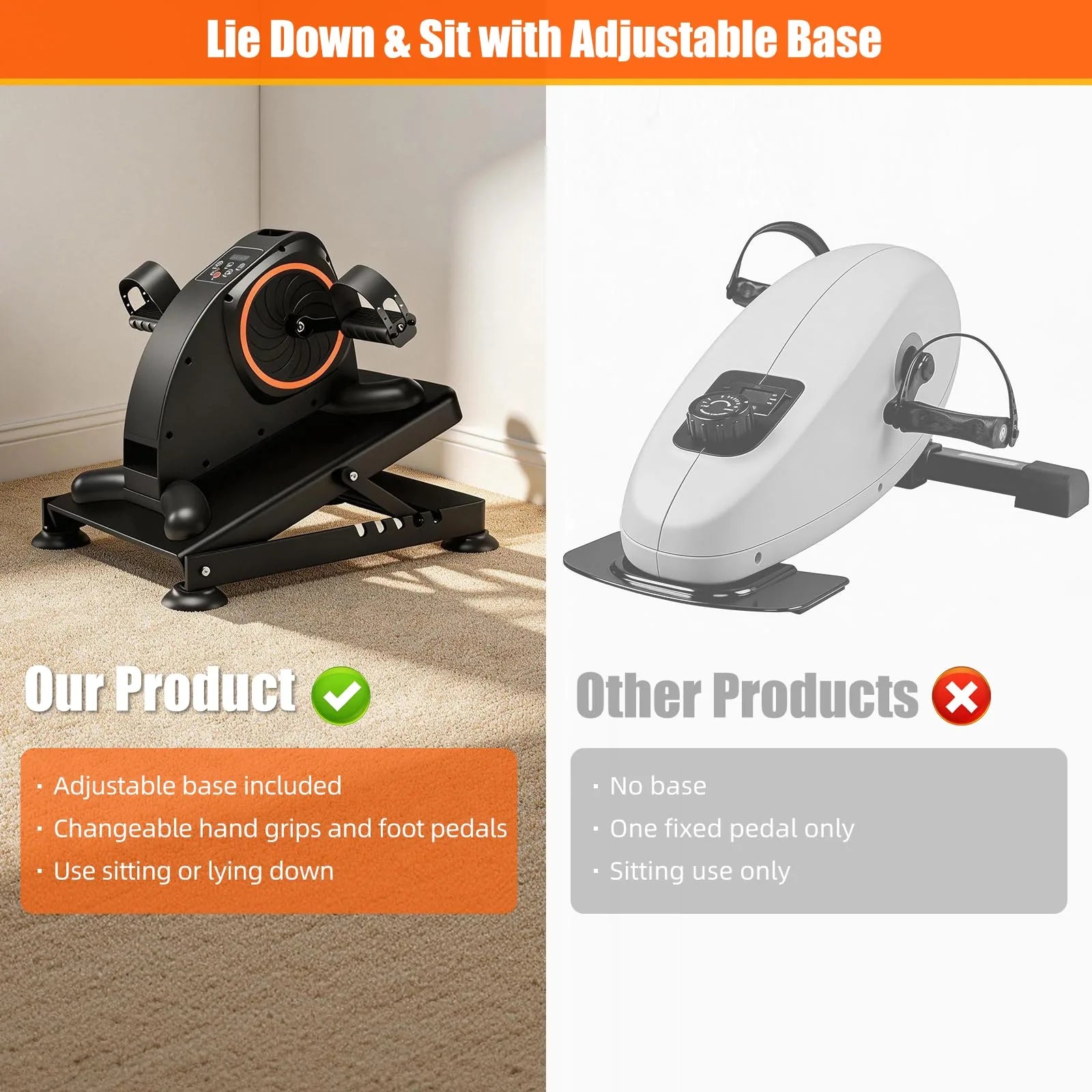 Motorized Arm & Leg Pedal Exerciser for Seniors