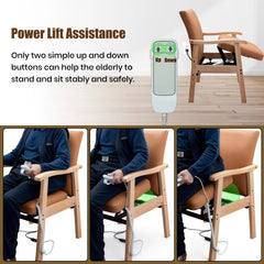 Luxury Leather Power Heavy Duty Lift Chair for Seniors