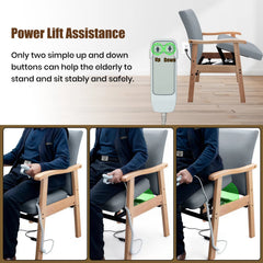 Luxury Leather Power Heavy Duty Lift Chair for Seniors