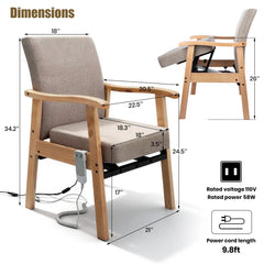 Wooden Power Heavy Duty Lift Chair for Seniors